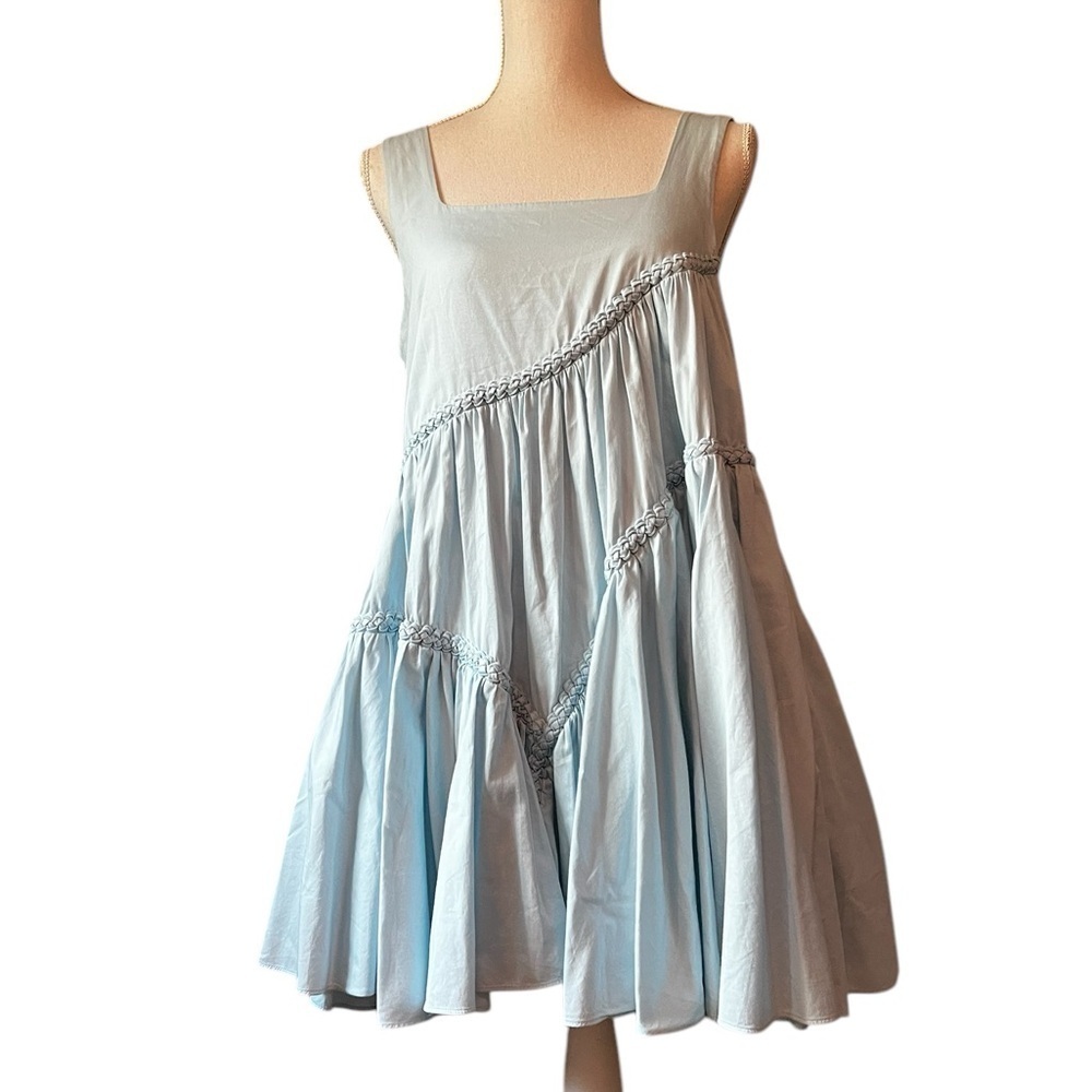 Aje. Women’s gorgeous Pastel Blue Sleeveless Dress Size 8